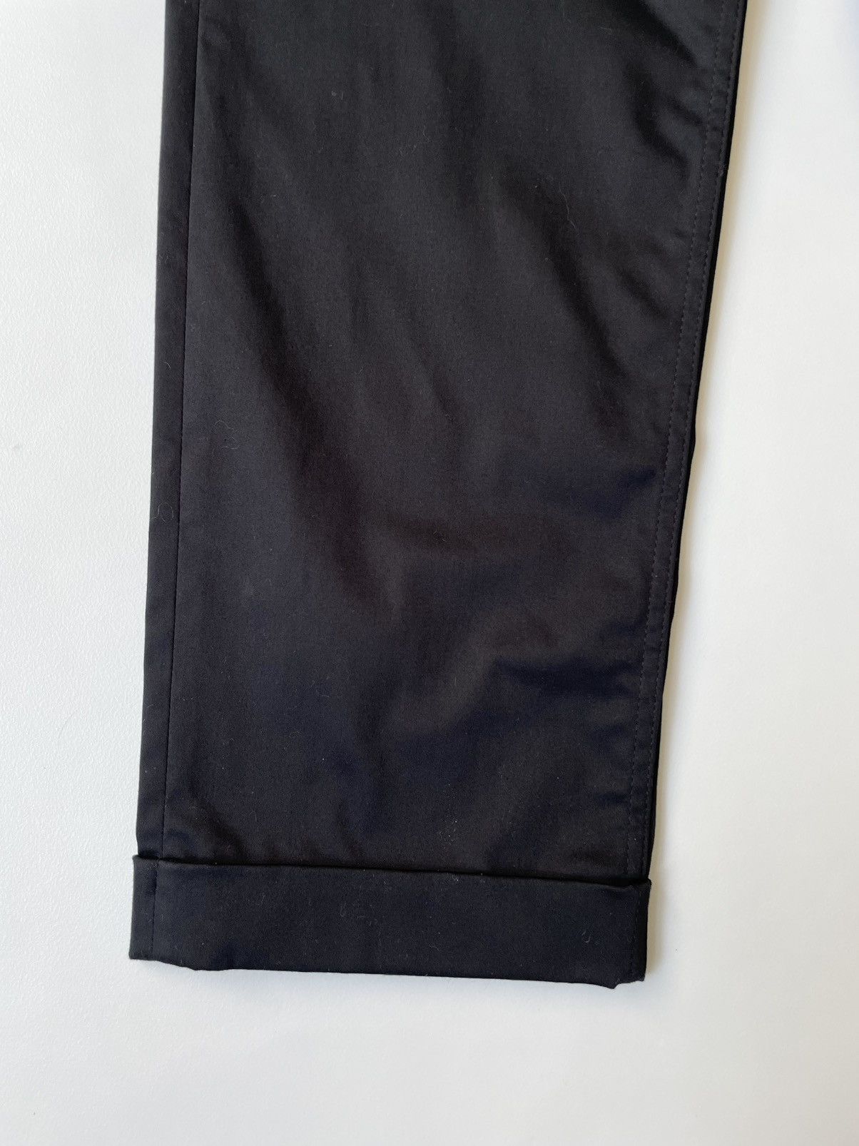 Comme des Garcons S/S 12 Black Satin/Cotton Pants Size US 32 / EU 48 - 10 Thumbnail