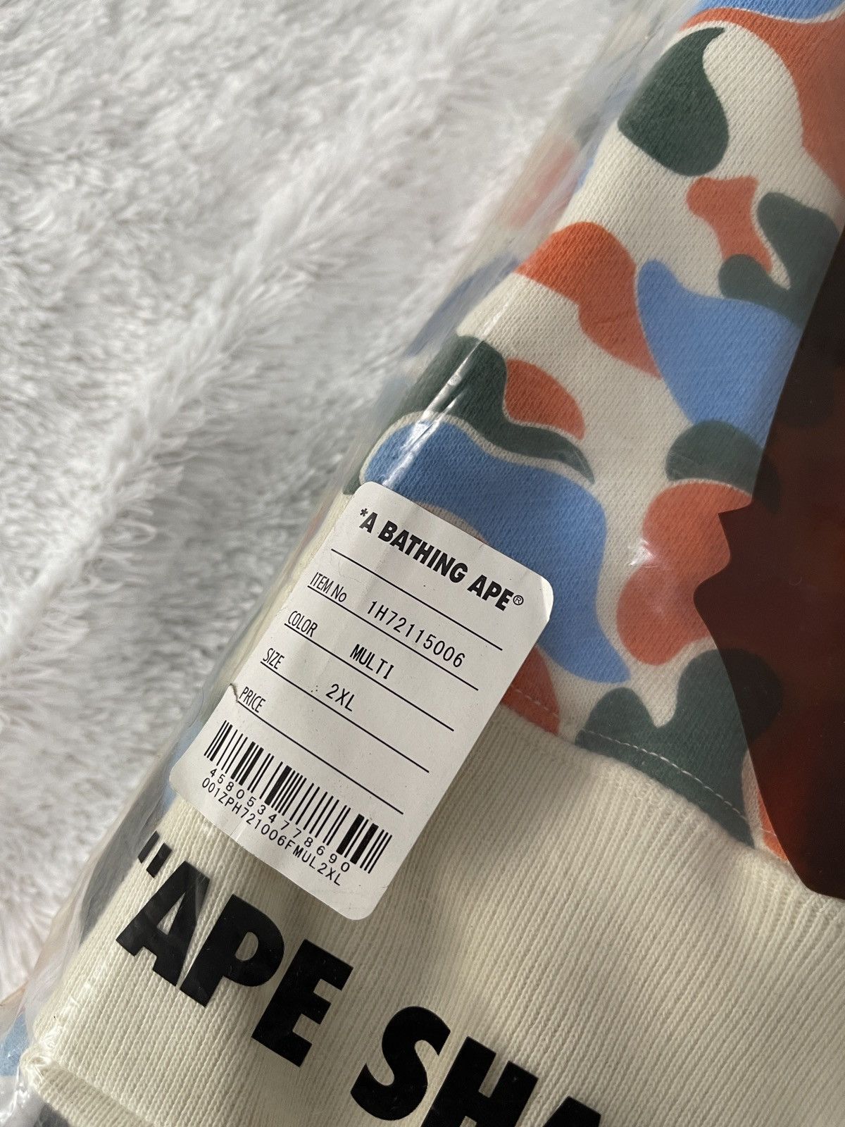 Bape BAPE Shark Hoodie indonesian camo exclusive Size US XXL / EU 58 / 5 - 15 Thumbnail