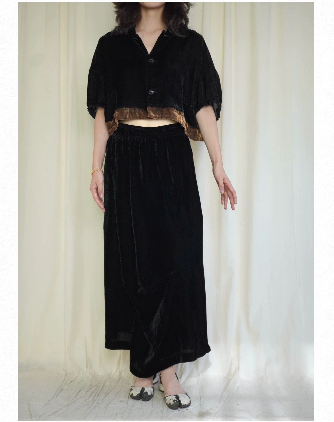 Comme des Garcons COMME des GARCONS Discharge Dyed Velvet Cardigan Size S Size S / US 4 / IT 40 - 1 Thumbnail