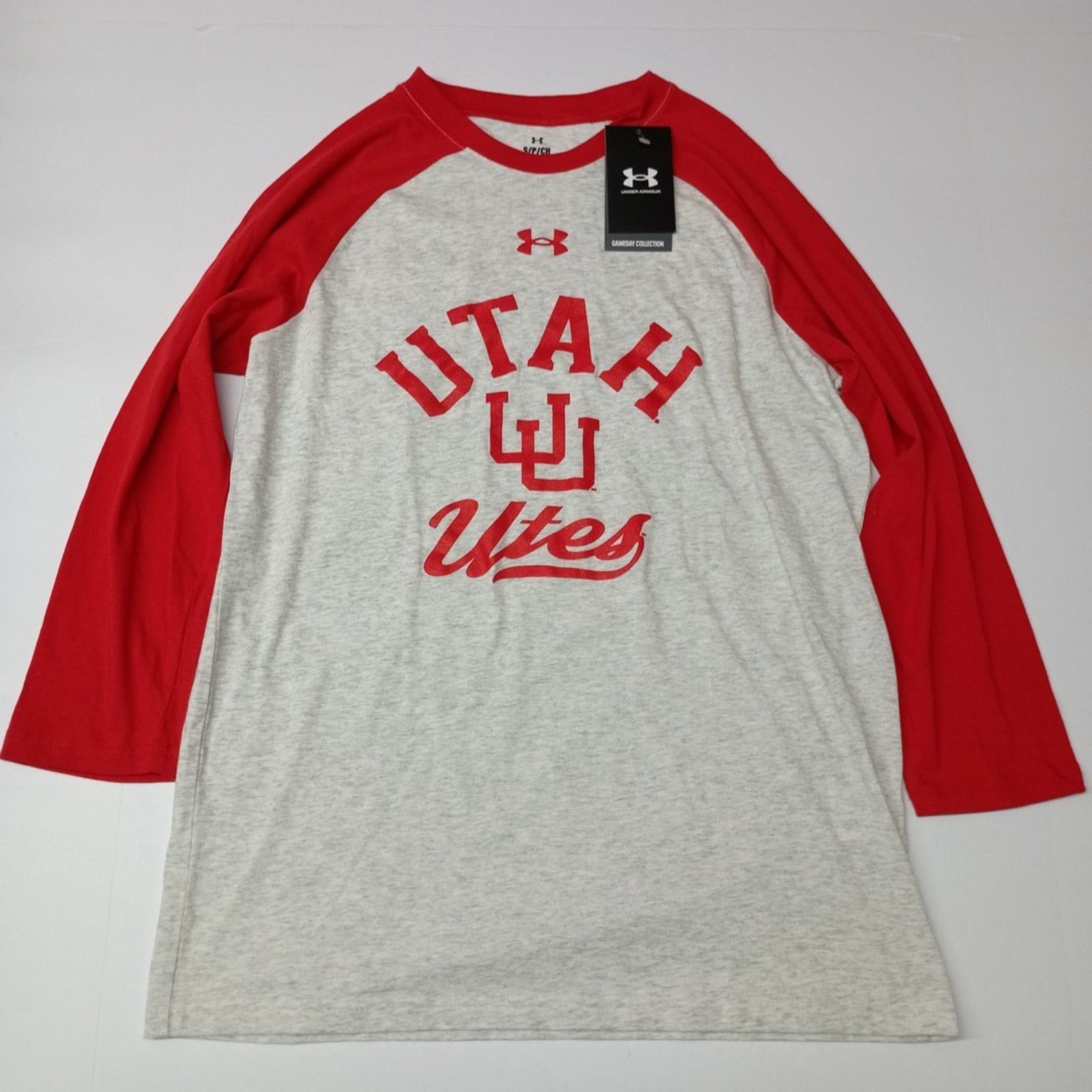 Under Armour Utah Utes Gray Red Under Armour T-shirt Women's Size S Loose Size S / US 4 / IT 40 - 1 Thumbnail
