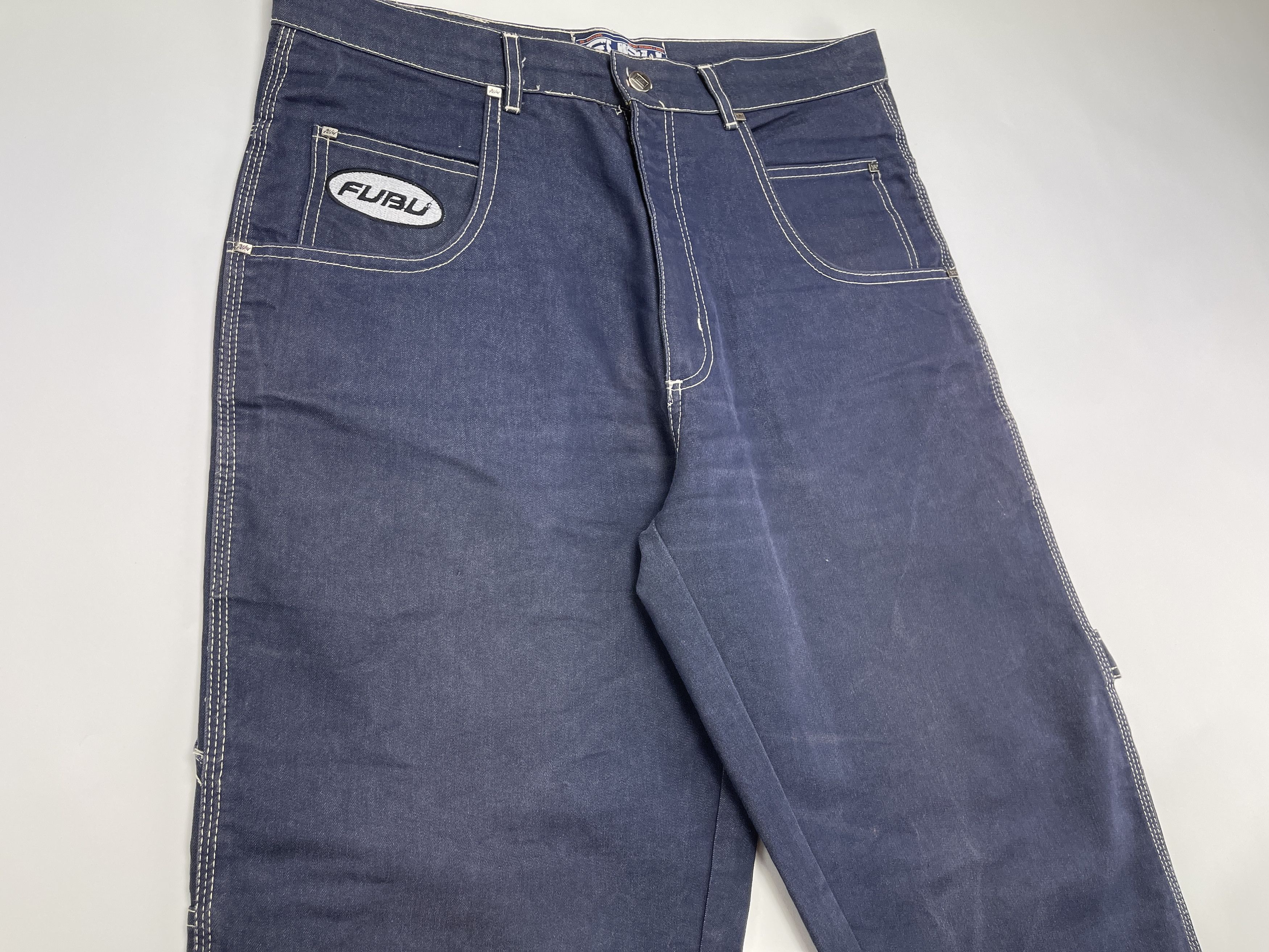Fubu FUBU jeans, vintage baggy jeans, 90s hip hop skater Y2K 34 Size US 34 / EU 50 - 11 Thumbnail