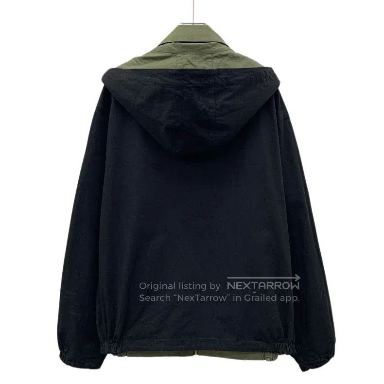 Gucci Gucci Colour block logo label embroidery cotton hooded lon Size US M / EU 48-50 / 2 - 2 Thumbnail