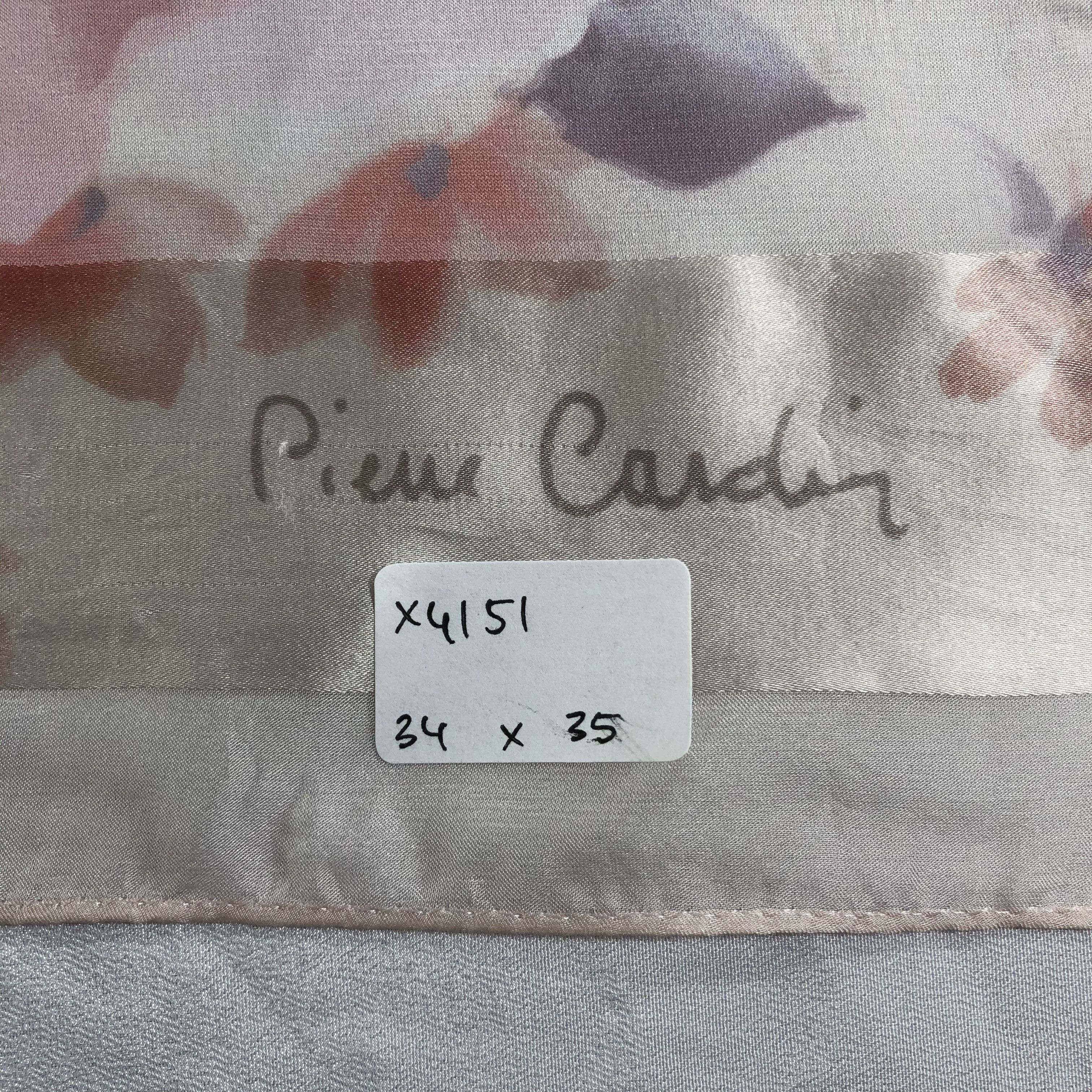 Pierre Cardin × Vintage Vintage Pierre Cardin Silk Scarf Size ONE SIZE - 7 Thumbnail