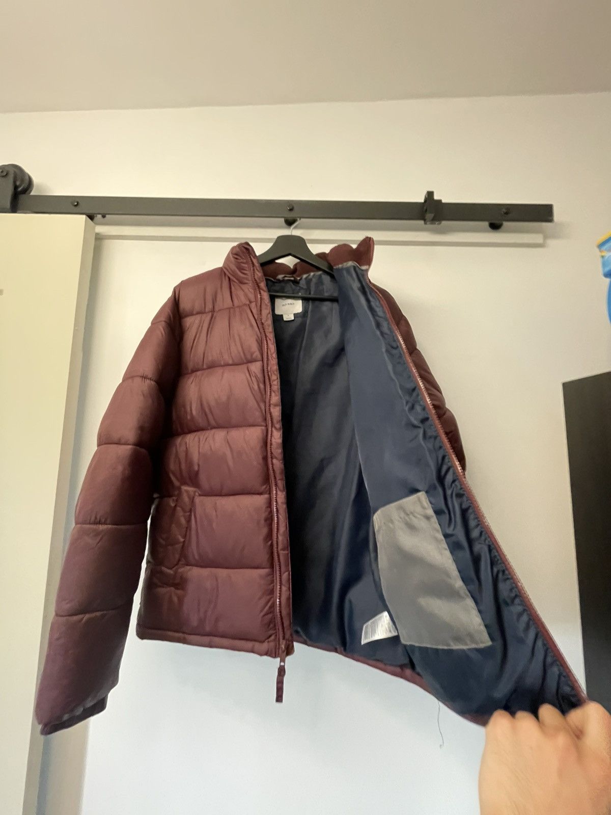 Old Navy × Vintage Burgundy Old Navy Puffer jacket Size US M / EU 48-50 / 2 - 4 Thumbnail