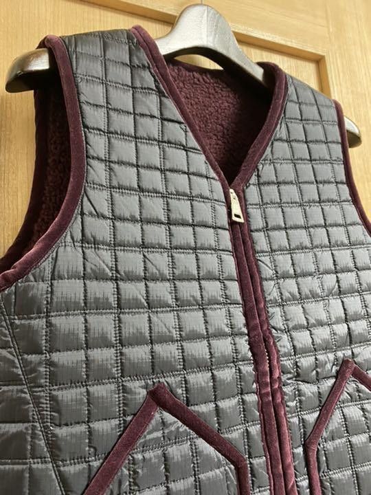 Number (N)ine Archive Reversible Quilted Down Fleece Vest Size US L / EU 52-54 / 3 - 6 Thumbnail