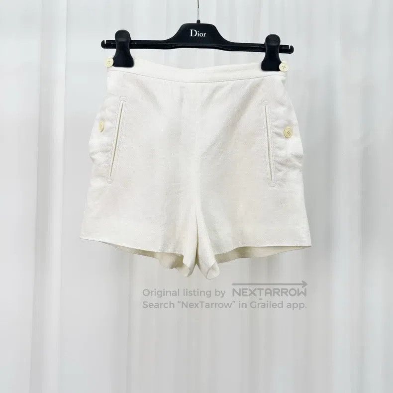 Hermes Hermes White Pocket Shorts Size 42" / US 20 - 1 Thumbnail