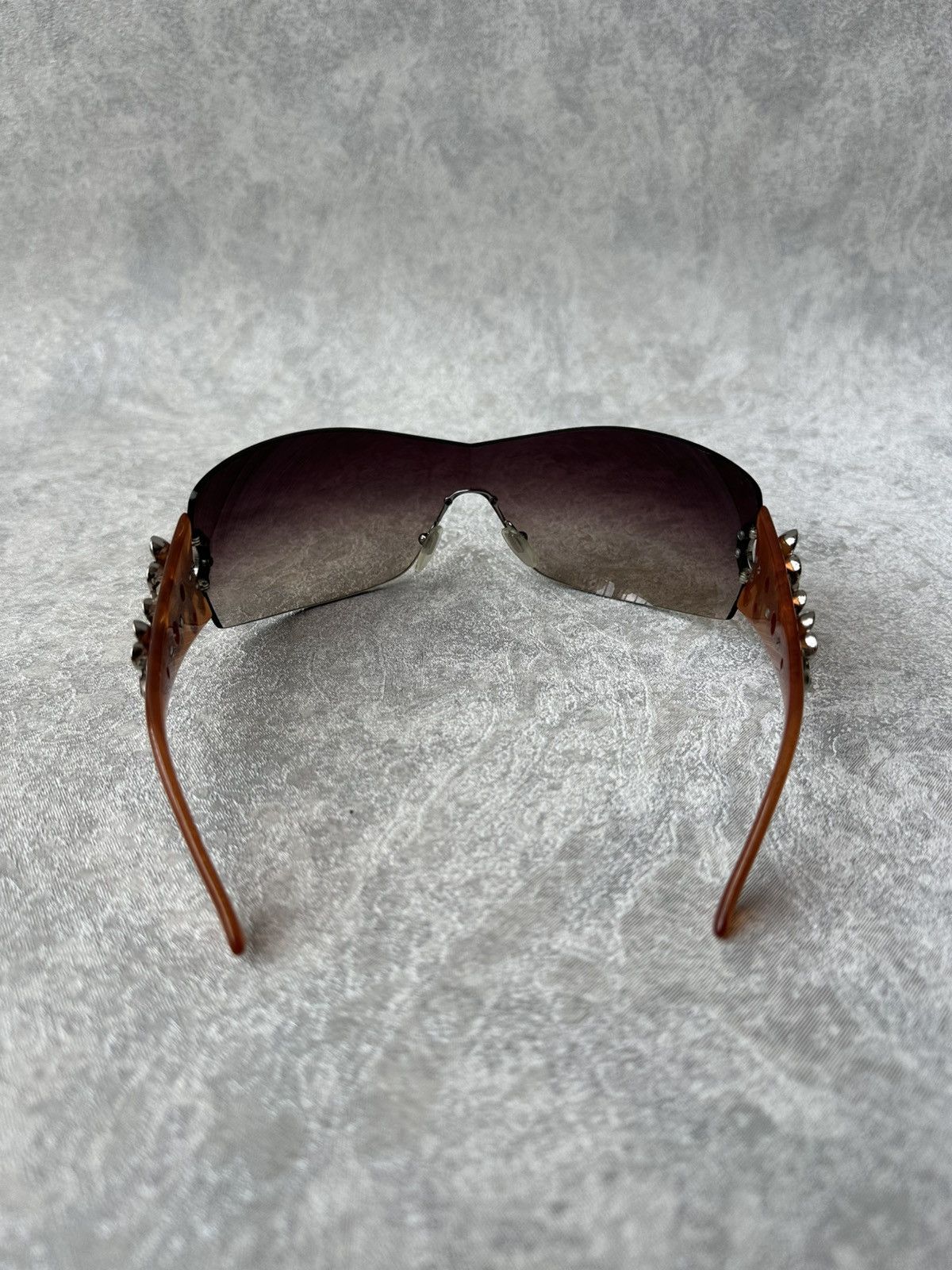 Bvlgari Bvlgari 652-B Crystal Flower Swarowski Rare Sunglasses Size ONE SIZE - 5 Thumbnail