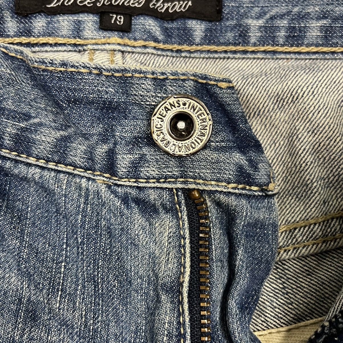 Japanese Brand Vintage Three Stone Throw Distressed Bush Pants Size 30" / US 8 / IT 44 - 16 Thumbnail