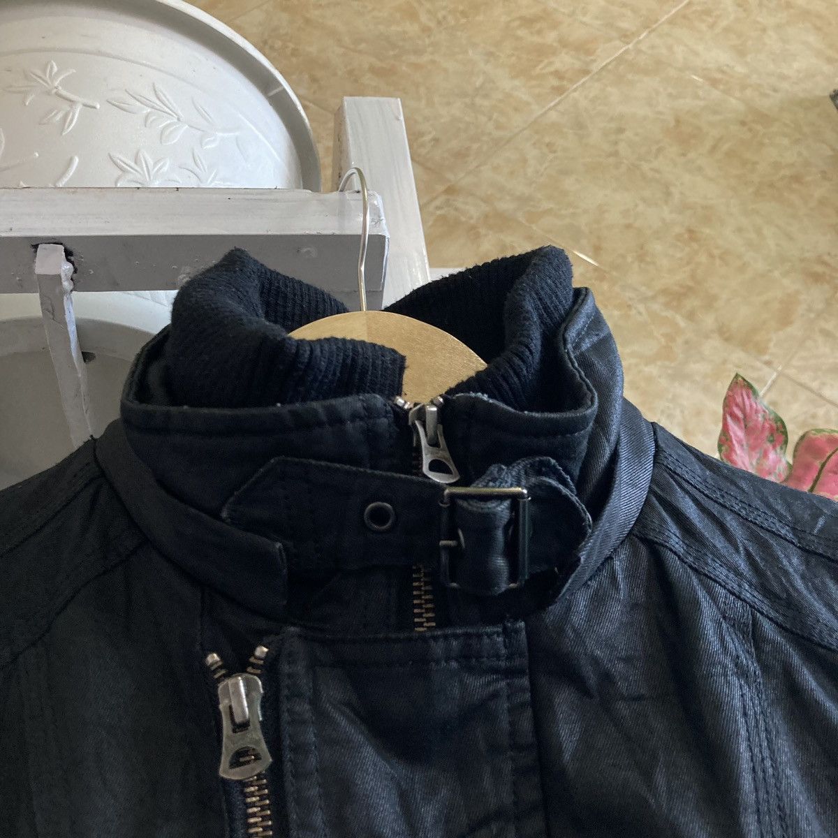 14th Addiction CIVARIZE - Multi Zipper Waxed Layers Jacket Vkei Japanese Size US M / EU 48-50 / 2 - 7 Thumbnail