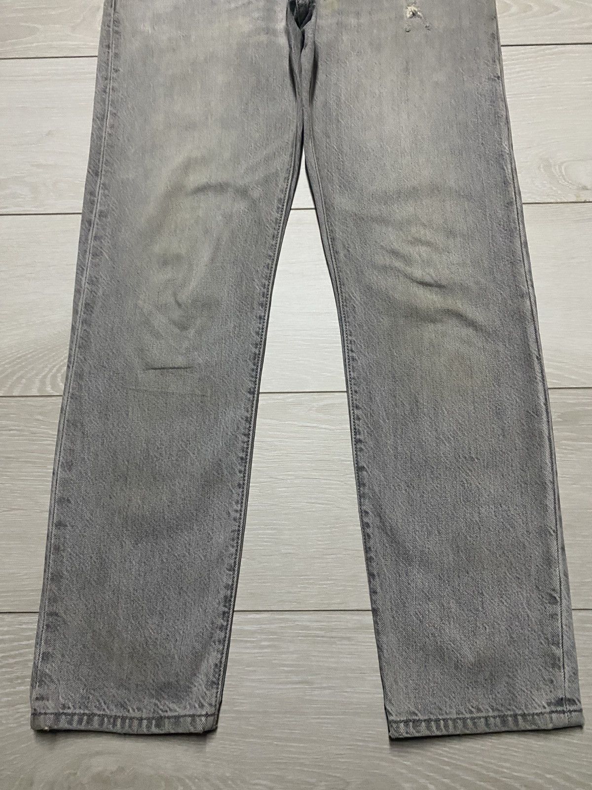 Levi's Vintage Levis 501 Ct Stone Wash Distressed Slim Jeans Size US 31 - 5 Thumbnail