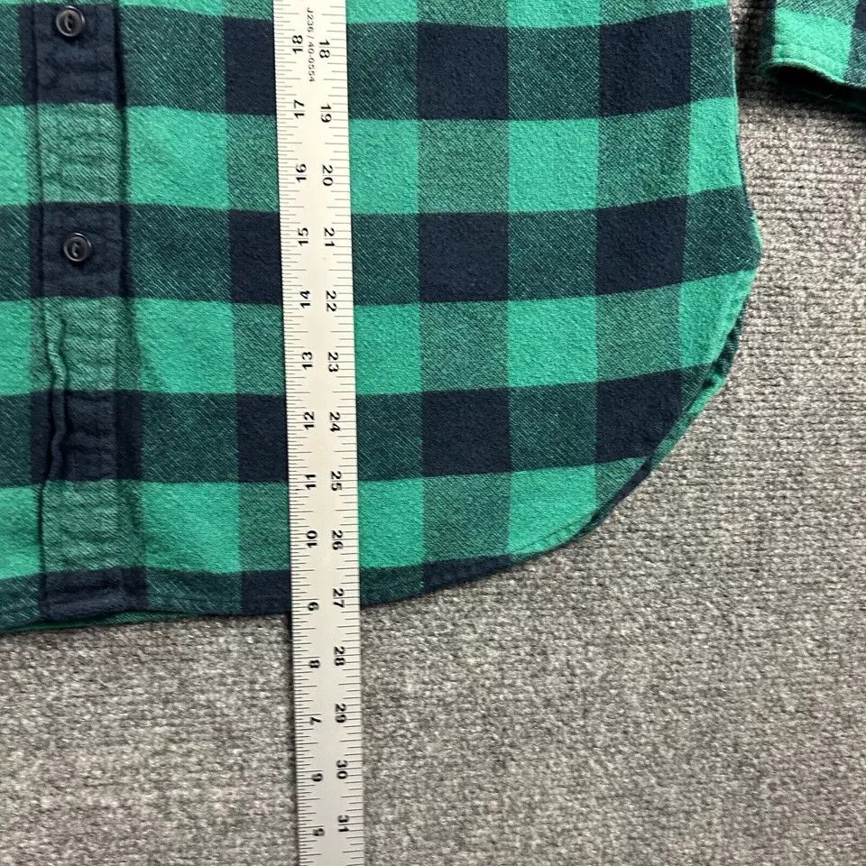 J.Crew J Crew Flannel Shirt Womens 8 Check Boy Pocket Cotton Wool Size M / US 6-8 / IT 42-44 - 6 Thumbnail