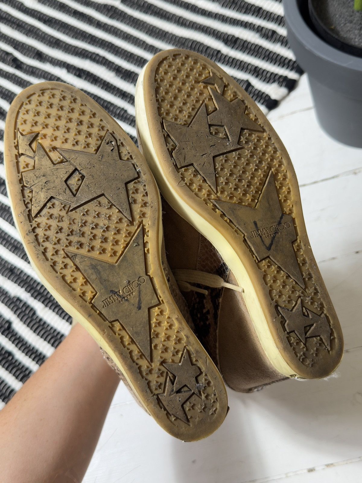 Jimmy Choo VINTAGE JIMMY CHOO BECKETT HIGH PLATFORM SNEAKERS SHOES Size US 10 / IT 40 - 10 Thumbnail