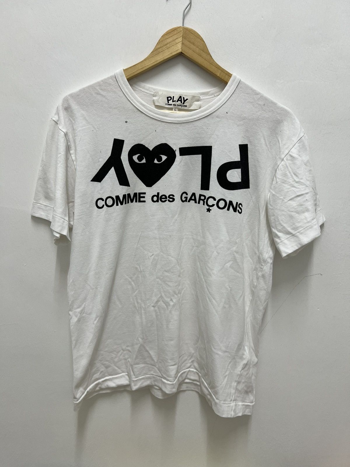 Comme des Garcons Comme Des Garcons Play Spell Out Shirt Size US L / EU 52-54 / 3 - 1 Thumbnail