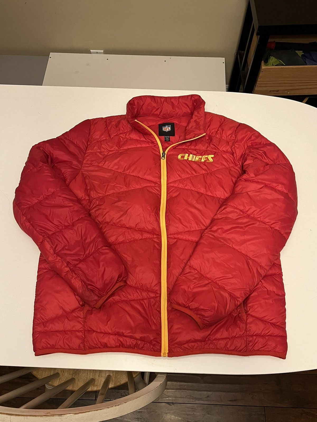 NFL Kansas City chiefs puffer jacket Size US XXL / EU 58 / 5 - 1 Thumbnail