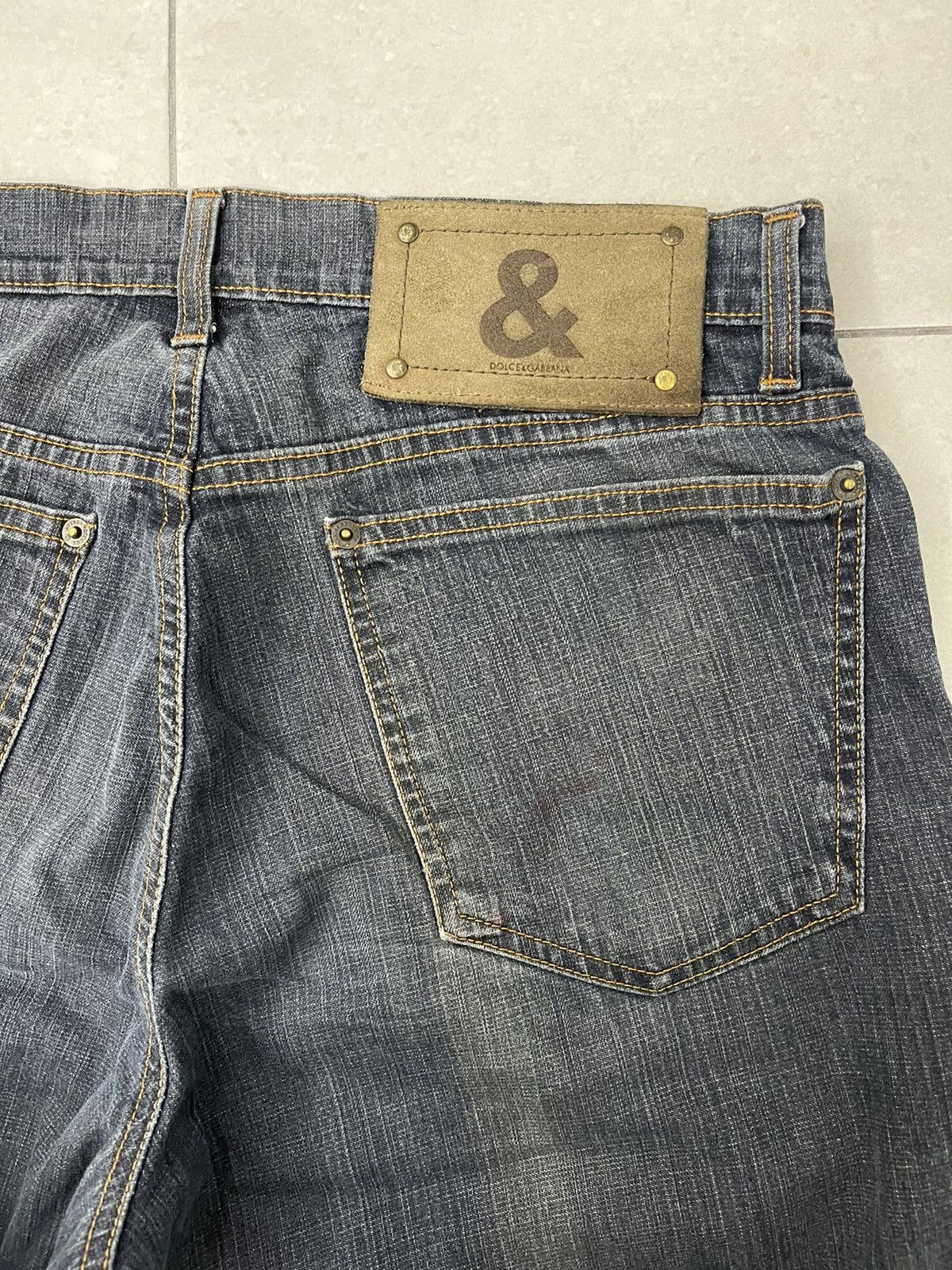 Dolce & Gabbana Dolce & Gabbana Blue Wash Distressed Denim Size US 30 / EU 46 - 16 Thumbnail