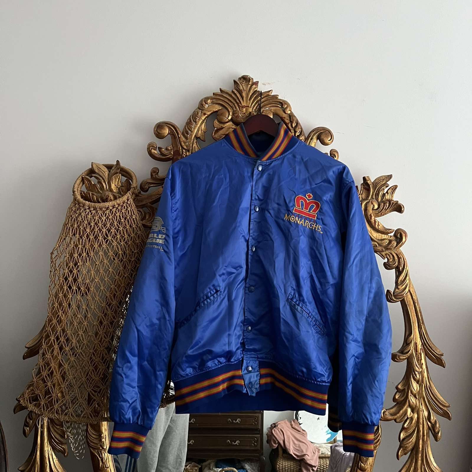 NFL Vintage NFL London Monarchs World League Bomber Jacket Size US M / EU 48-50 / 2 - 1 Thumbnail