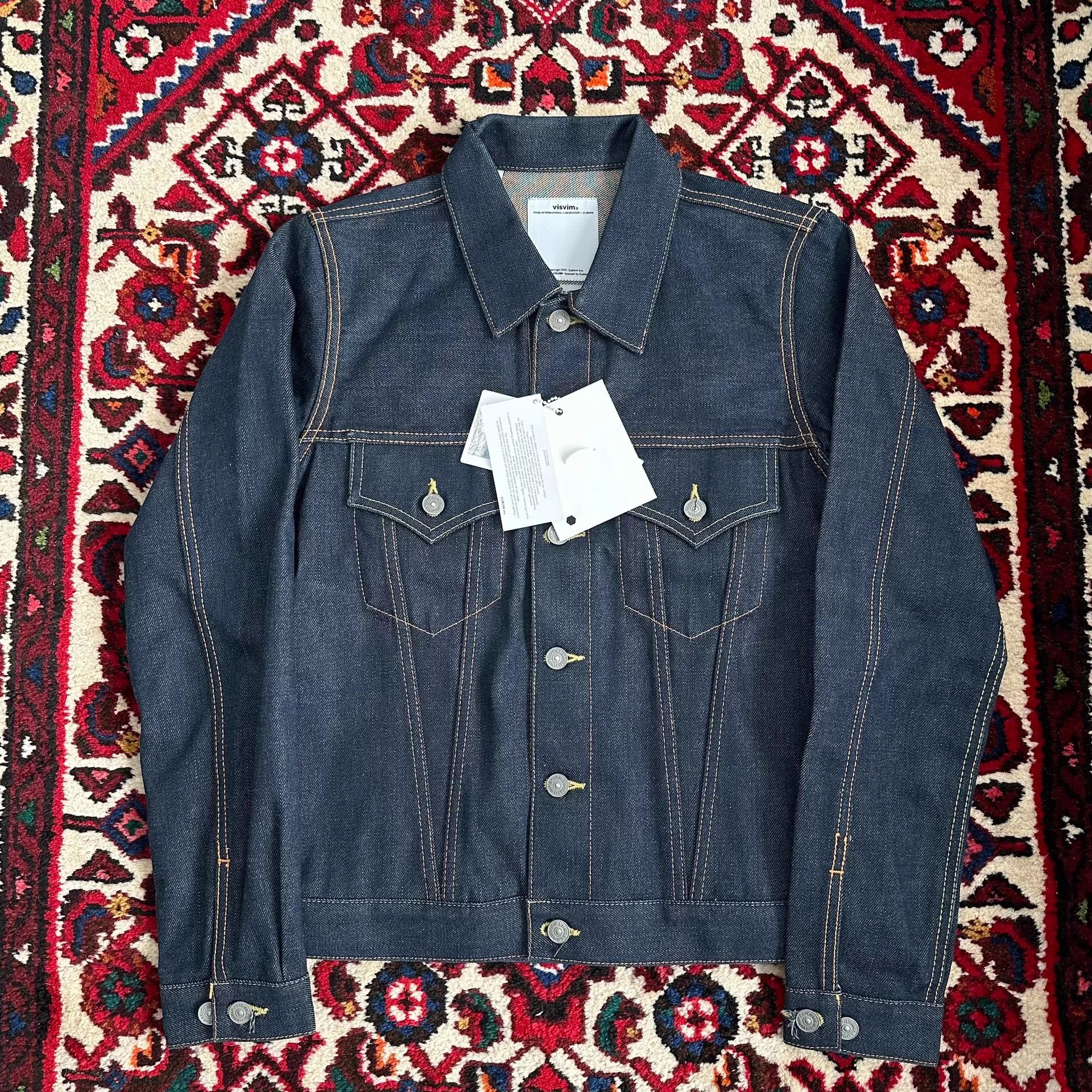 Visvim visvim 15aw 103 jkt denim jacket size 1 Size US S / EU 44-46 / 1 - 1 Thumbnail