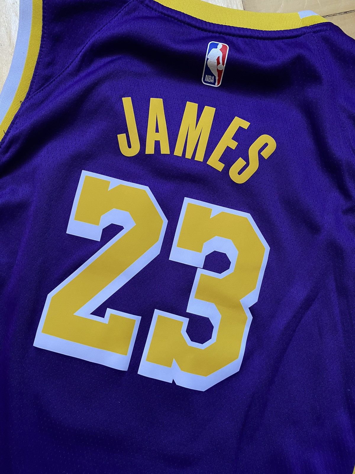 Jordan Brand #23 James L.A. Lakers Jordan Brand NBA Basketball Jersey Size US XL / EU 56 / 4 - 7 Thumbnail