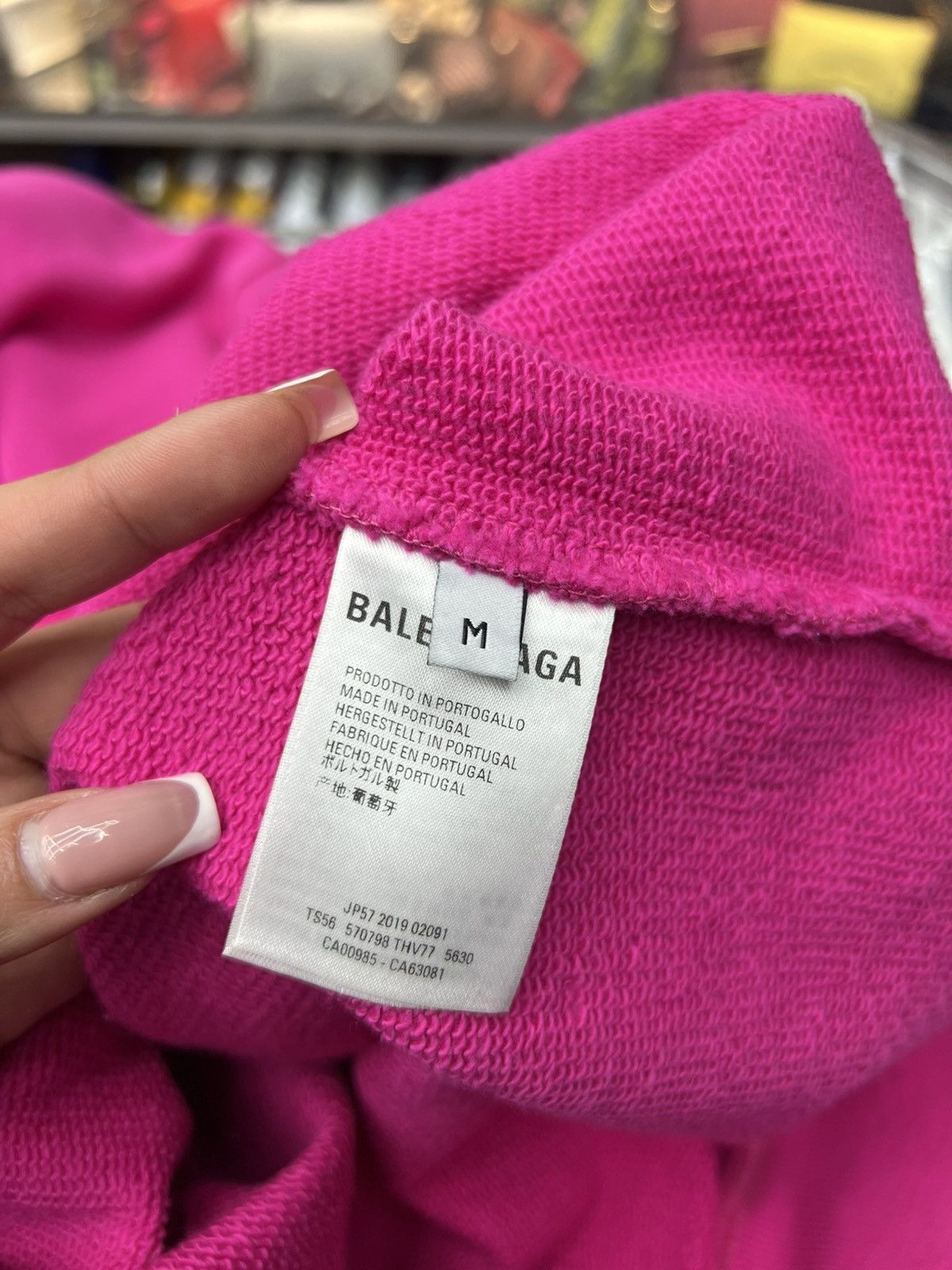 Balenciaga Balenciaga Pink Small Logo Hoodie Size US M / EU 48-50 / 2 - 8 Thumbnail