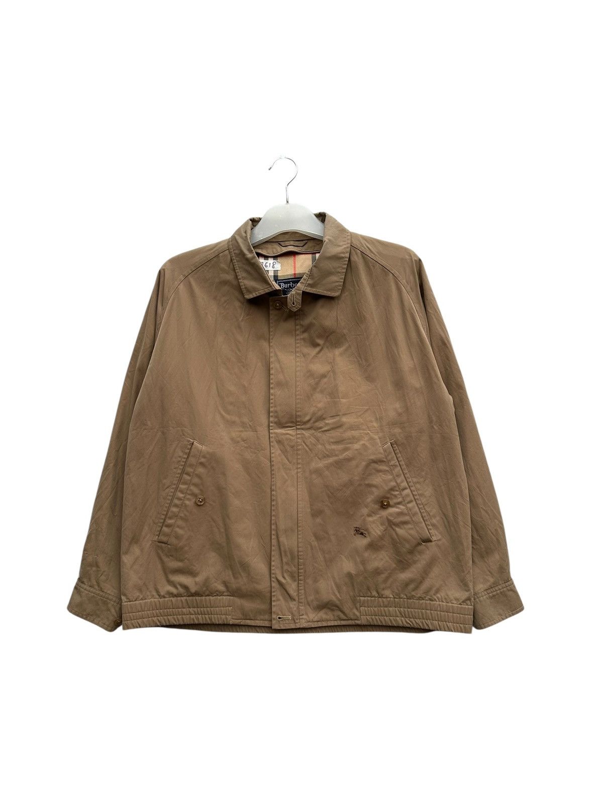Burberry Vintage Burberrys Nova Check Lined Harrington Jacket Size US M / EU 48-50 / 2 - 2 Thumbnail