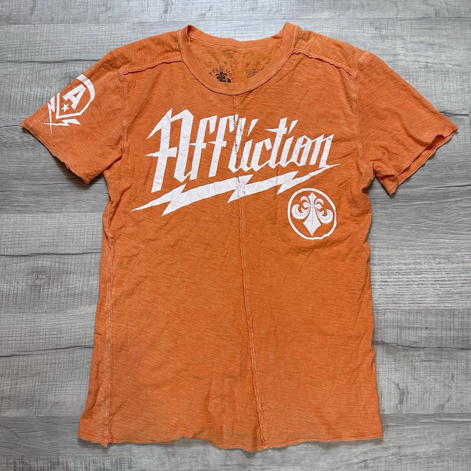 Affliction Affliction T-Shirt Men’s Medium LIVE FAST Graphic Distressed Size US M / EU 48-50 / 2 - 1 Thumbnail