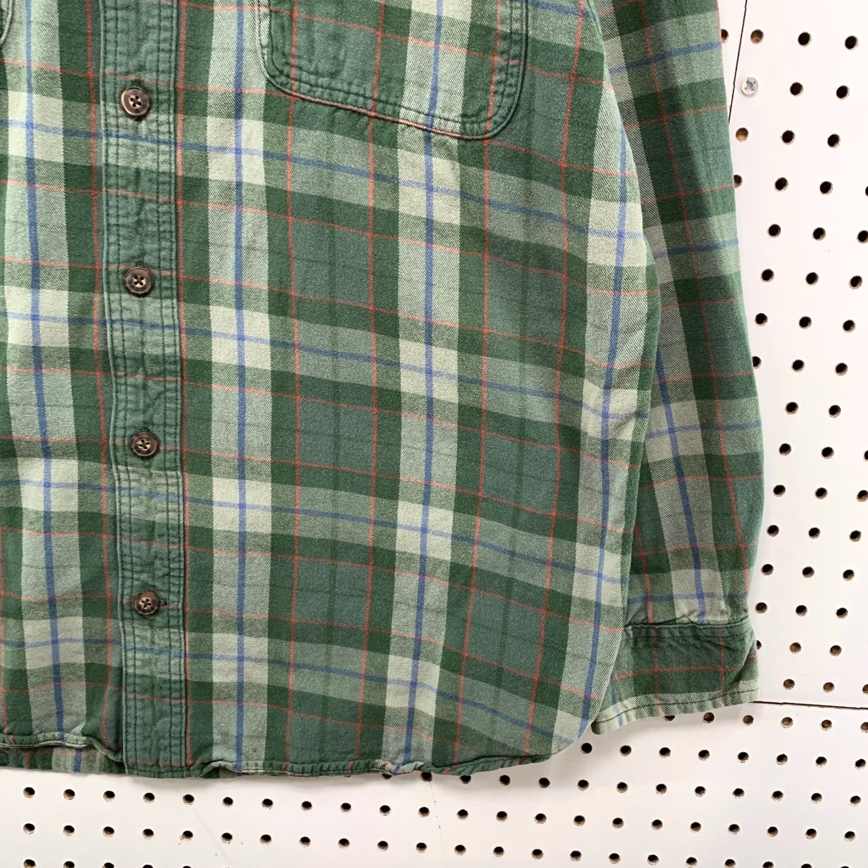 CO Duluth Trading Co Flannel Shirt Mens Large Green Plaid Heavyweight Outdoor Shirt Size US L / EU 52-54 / 3 - 7 Thumbnail