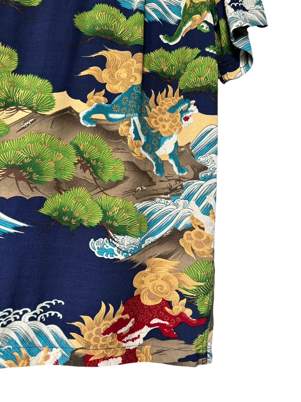 Sun Surf Vintage Oniwa Soto 🇯🇵 Rayon Crepe Hawaiian Shirt Size US M / EU 48-50 / 2 - 10 Thumbnail
