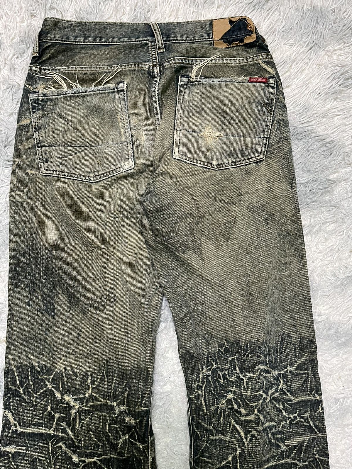 Guess 90s GUESS DISTRESSED STYLE RARE DESIGN Size US 30 / EU 46 - 14 Thumbnail