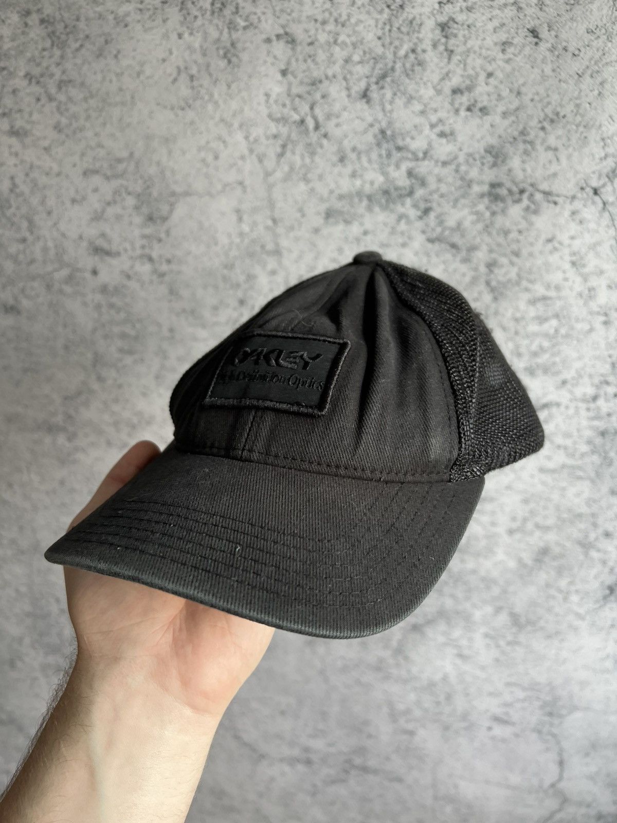 Oakley Oakley Men’s Trucker Cap Faded Hat Y2K Box Logo Size ONE SIZE - 19 Thumbnail