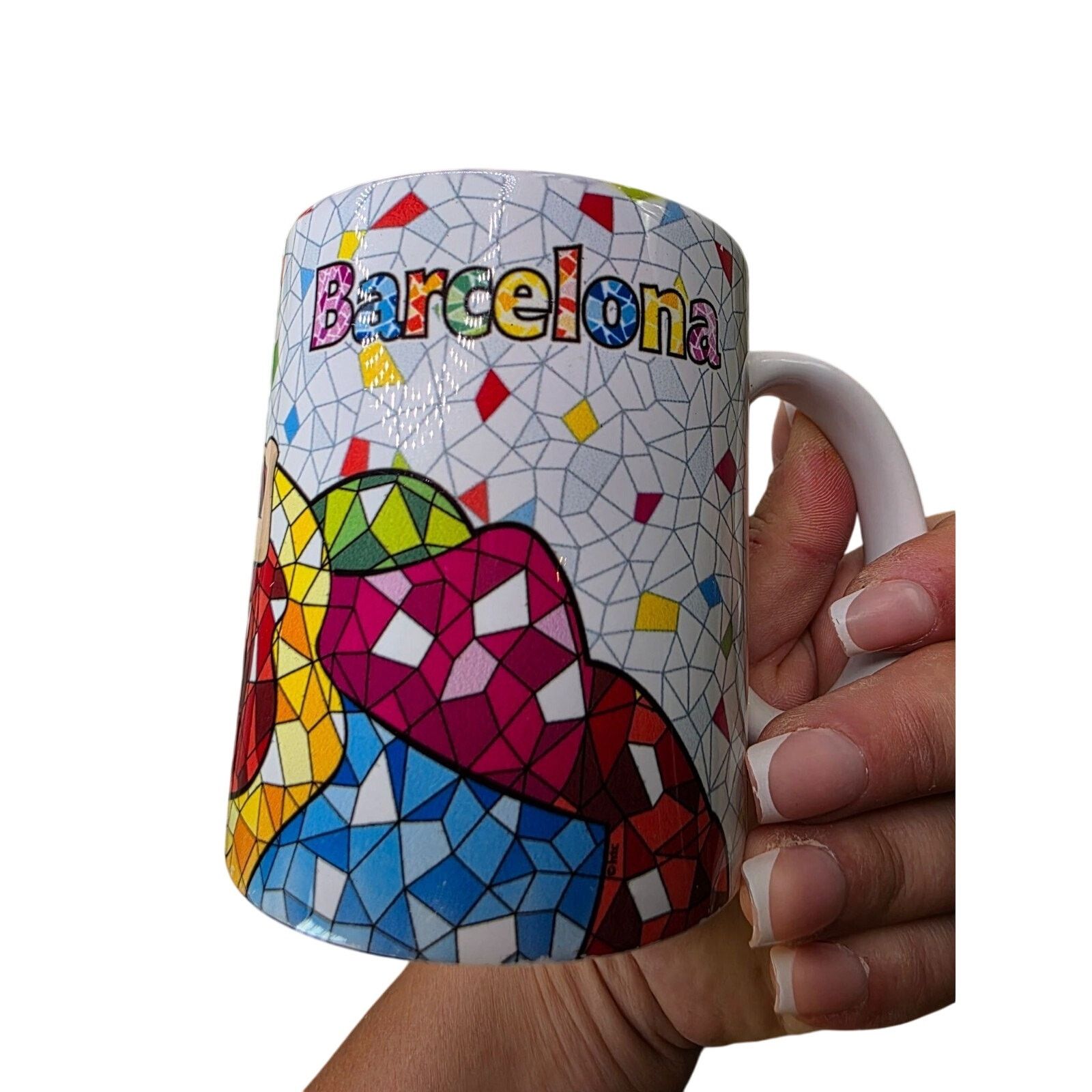 & Other Stories Barcelona Mosaic Flamenco Dancer Coffee Mug Ceramic 12oz Size ONE SIZE - 14 Thumbnail
