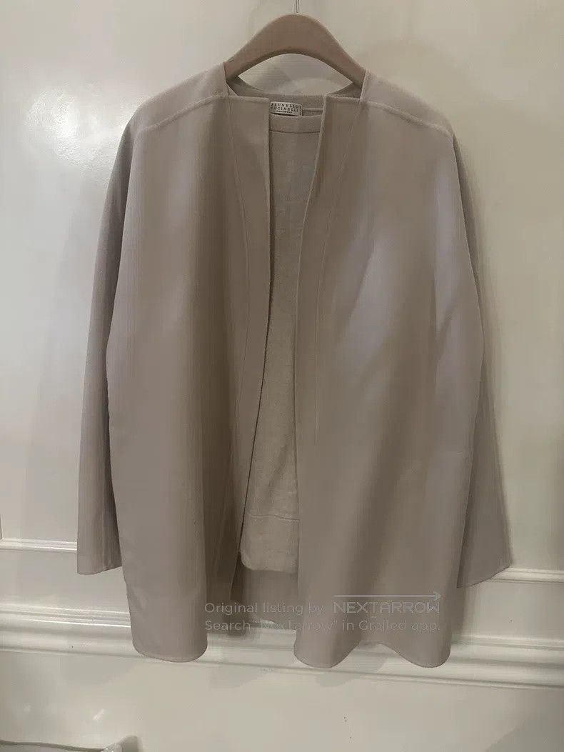 Loro Piana Loro Piana Beige Cashmere Coat, 100% Cashmere Fabric, with Size S / US 4 / IT 40 - 2 Thumbnail
