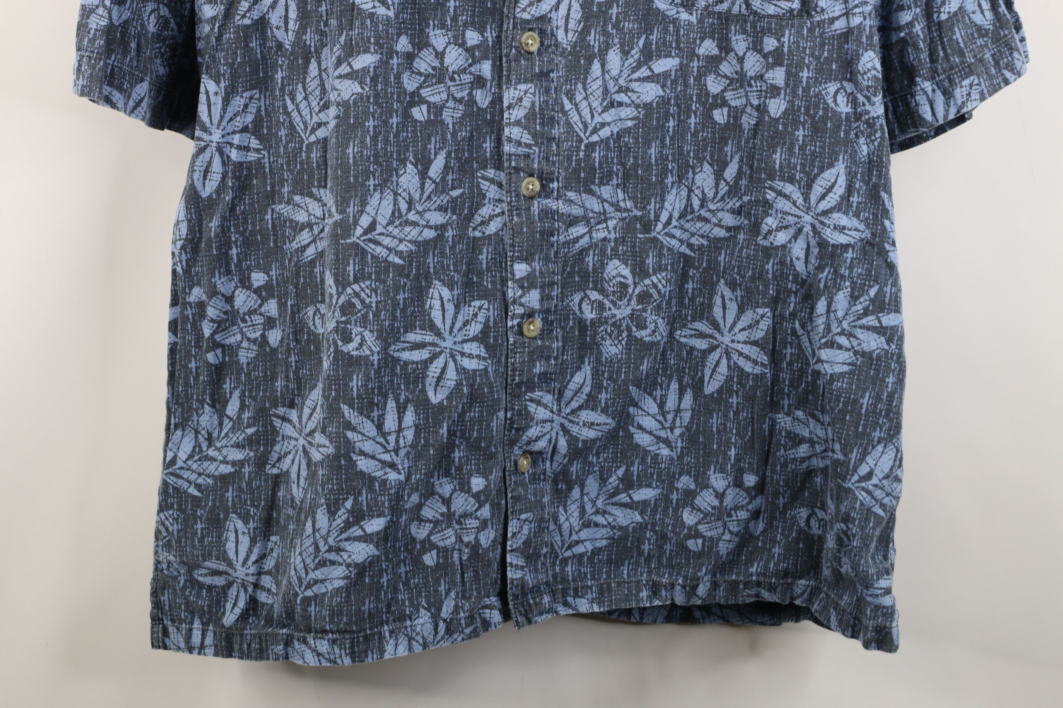 Columbia Vintage 90s Columbia Flower Hawaiian Collared Button Shirt Size US L / EU 52-54 / 3 - 3 Thumbnail