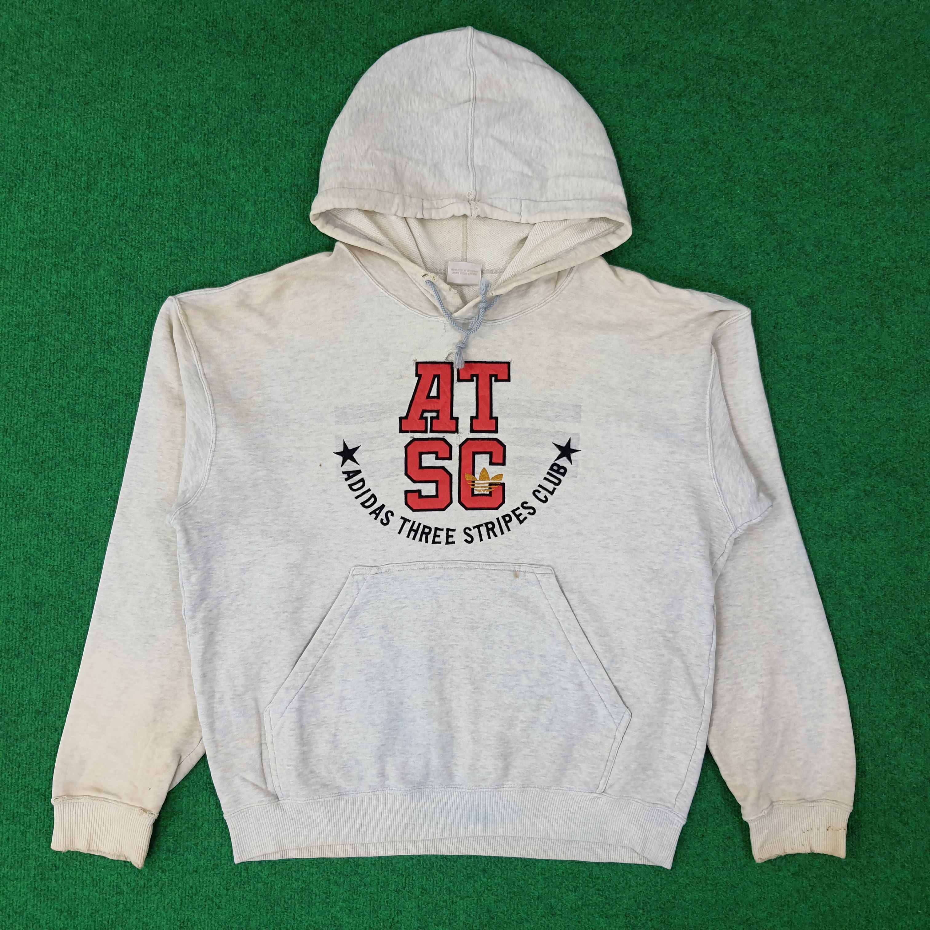 Adidas Vintage Adidas Three Stripes Club Hoodie C225N15 Size L / US 10 / IT 46 - 1 Thumbnail