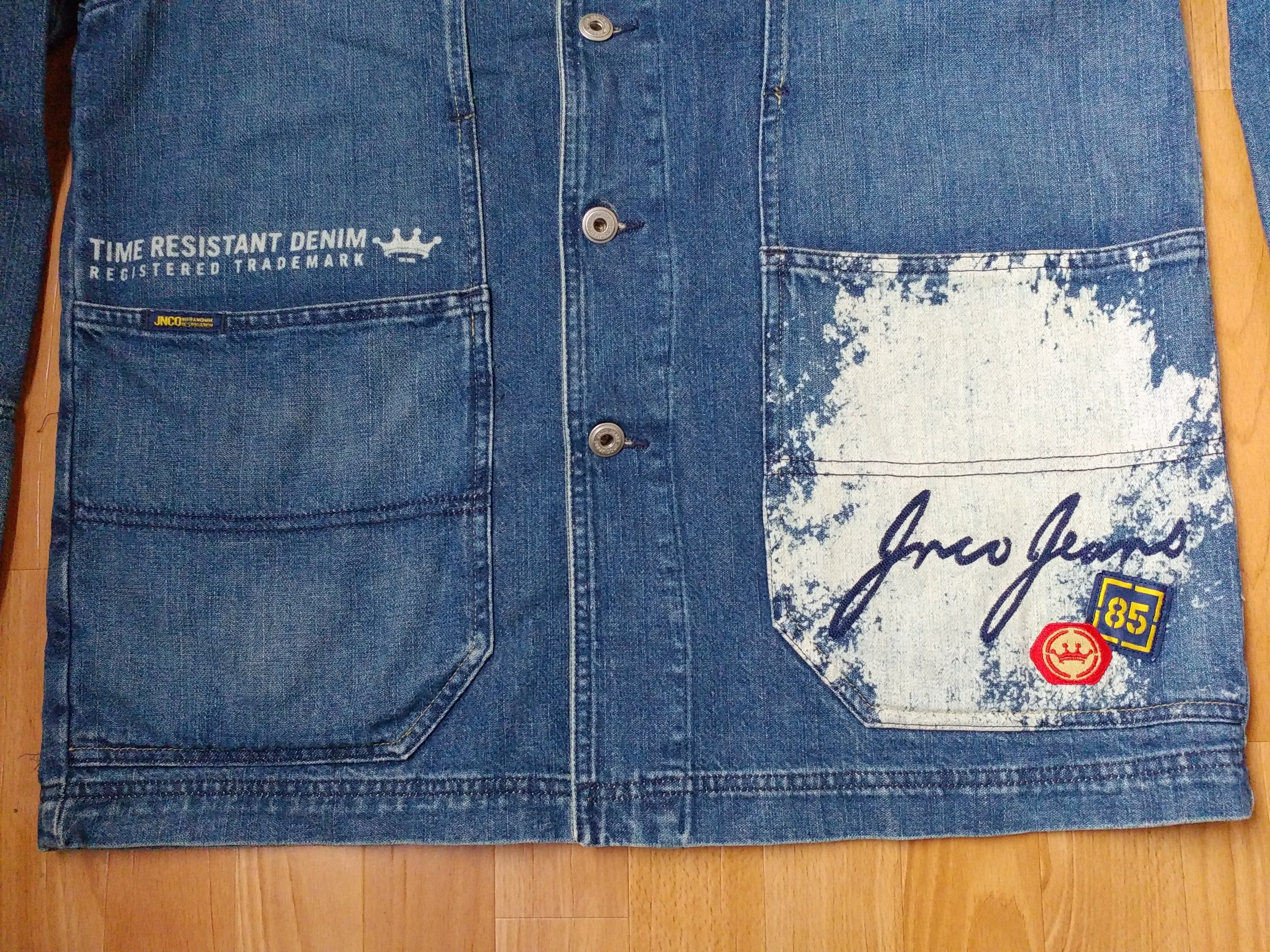 JNCO JNCO jeans jacket, 1990s denim, vintage skater 90s hip hop L Size US L / EU 52-54 / 3 - 9 Thumbnail