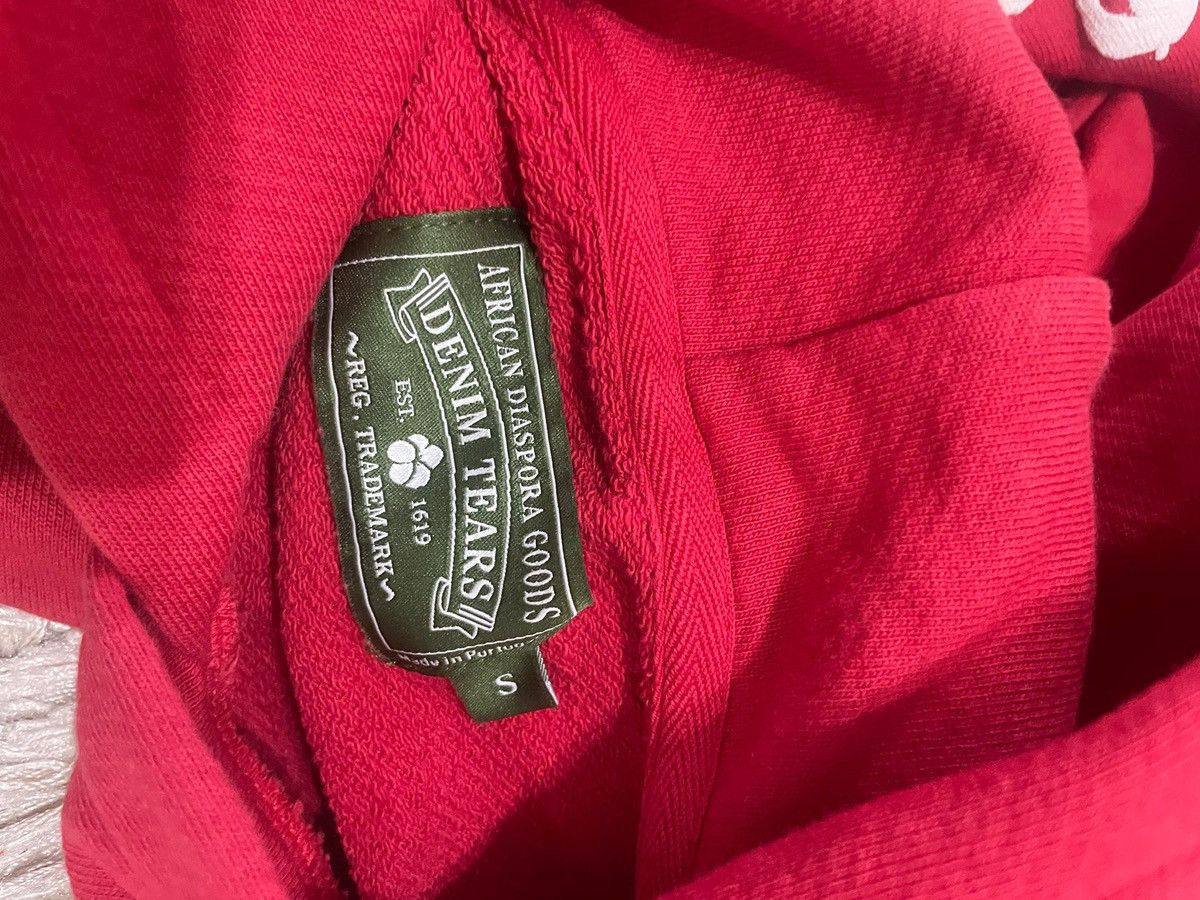 DENIM TEARS Denim Tears Hoodie Red Size US S / EU 44-46 / 1 - 2 Thumbnail