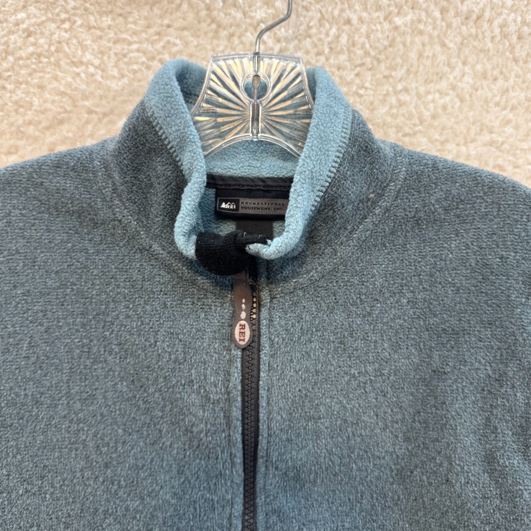 Vintage VINTAGE Rei Fleece Jacket Full Zip Womens Blue Medium M YKK Mock Neck Jacket Size M / US 6-8 / IT 42-44 - 3 Thumbnail