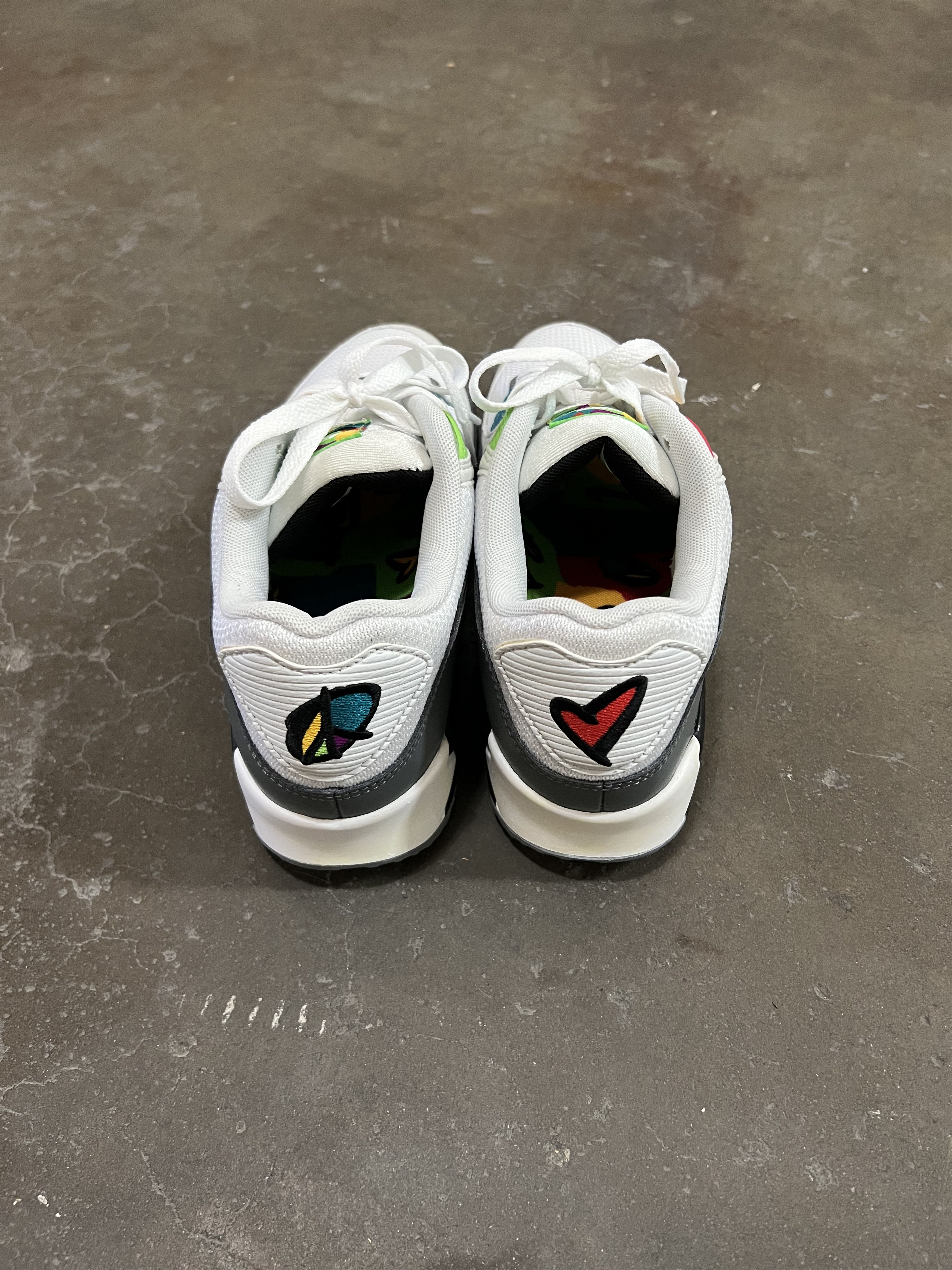 Nike Nike Air Max 90 PRM DM8151-100 'Peace Love Swoosh' Men's 9.5 Size US 9.5 / EU 42-43 - 4 Thumbnail