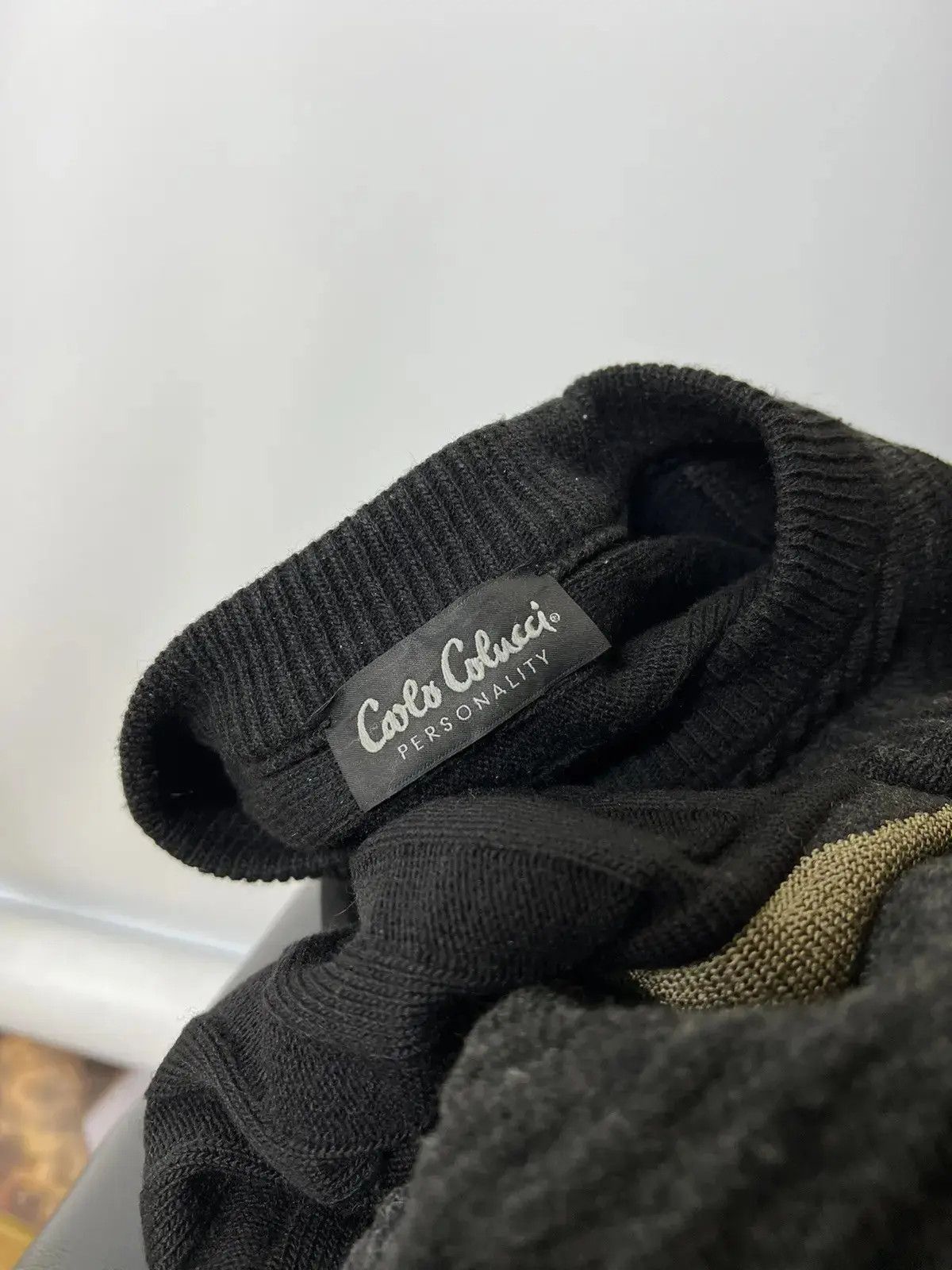 Carlo Colucci × Designer × Vintage Vintage Carlo Colluci knit sweater Size US XL / EU 56 / 4 - 3 Thumbnail