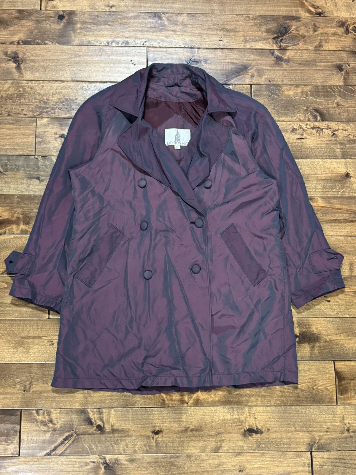 London Fog vintage iridescent London Fog trench coat Size US M / EU 48-50 / 2 - 4 Thumbnail