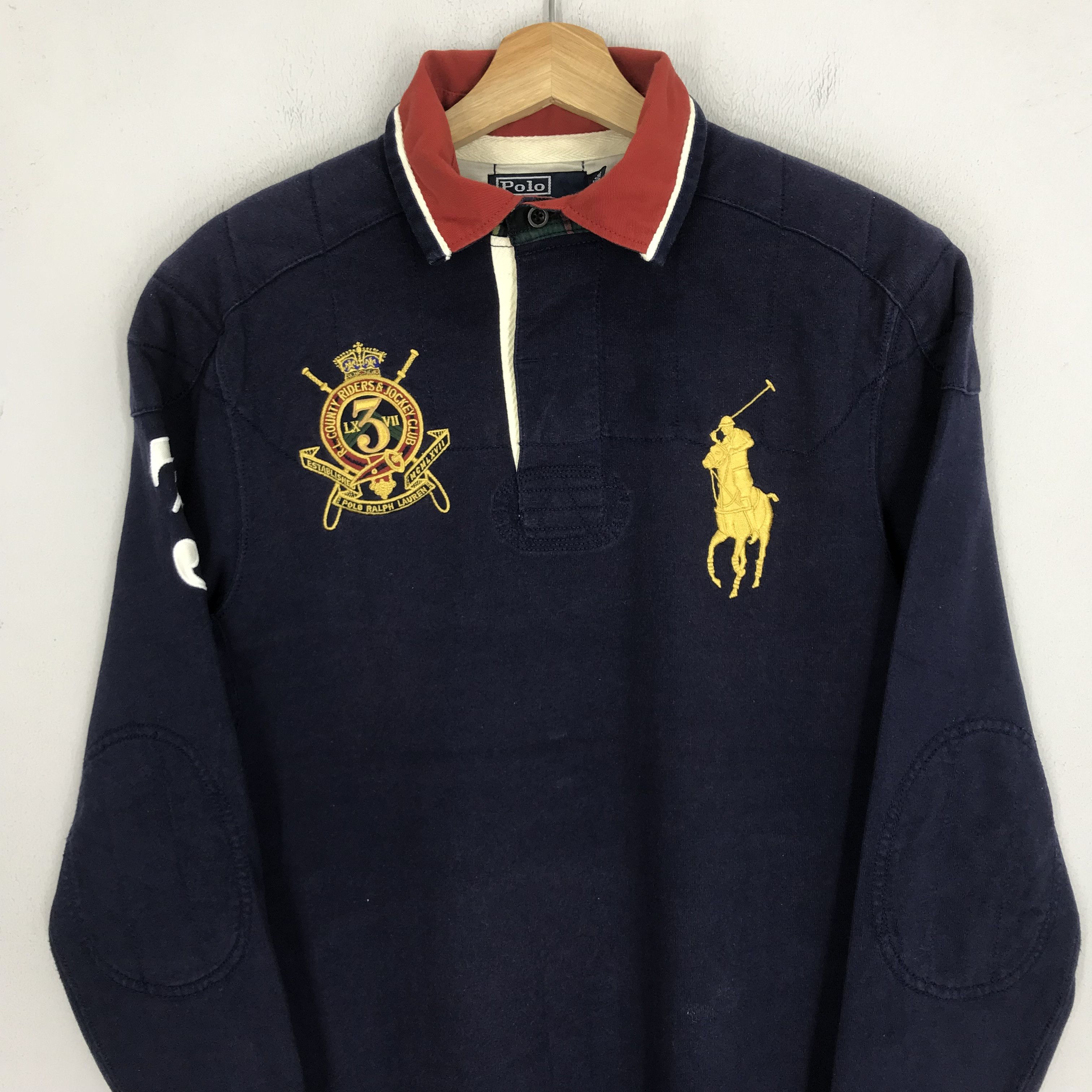 Polo Ralph Lauren Vintage Polo Ralph Lauren Blue Polo - 187 Size US M / EU 48-50 / 2 - 3 Thumbnail