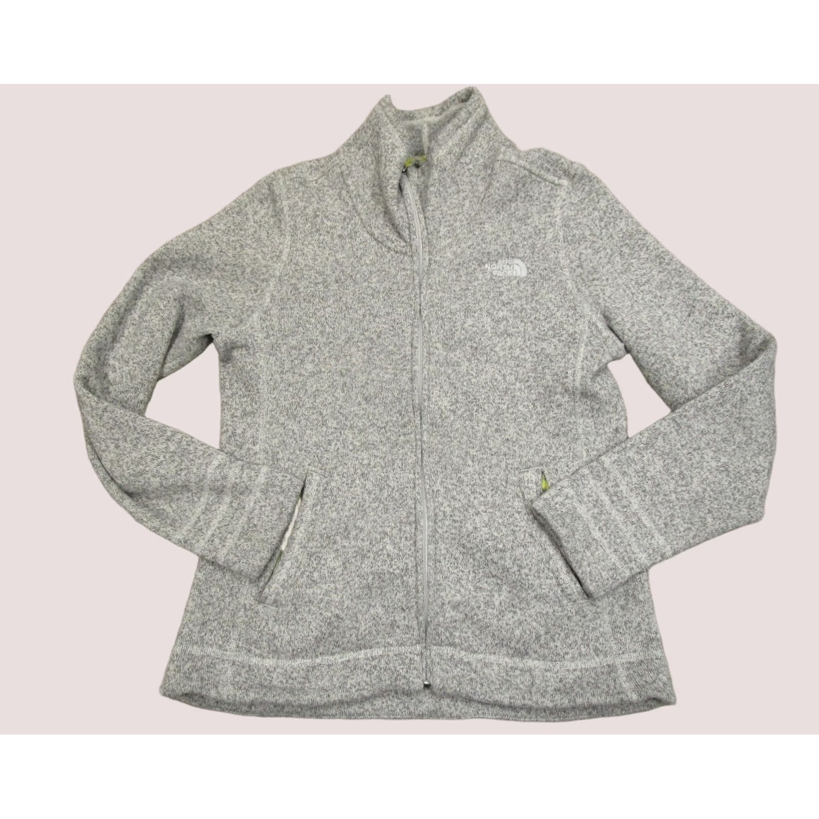 The North Face The North Face Jacket Women Large Gray Full Zip Fleece Outdoor Outdoor Sportwear Jacket Size L / US 10 / IT 46 - 1 Thumbnail