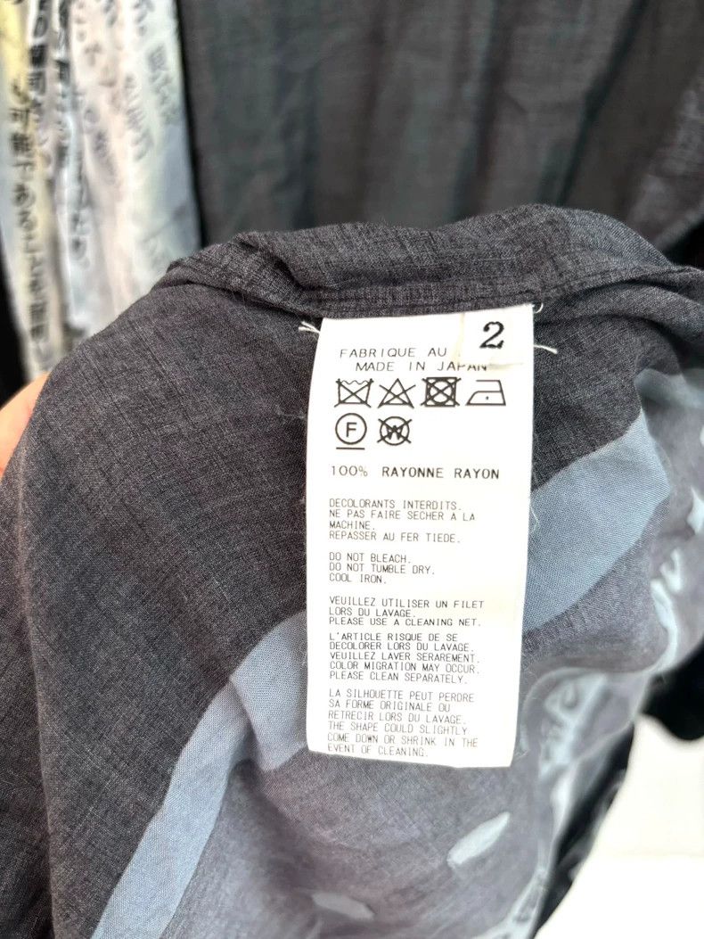 Yohji Yamamoto Yohji Yamamoto Silk printed shirt Size US M / EU 48-50 / 2 - 3 Thumbnail
