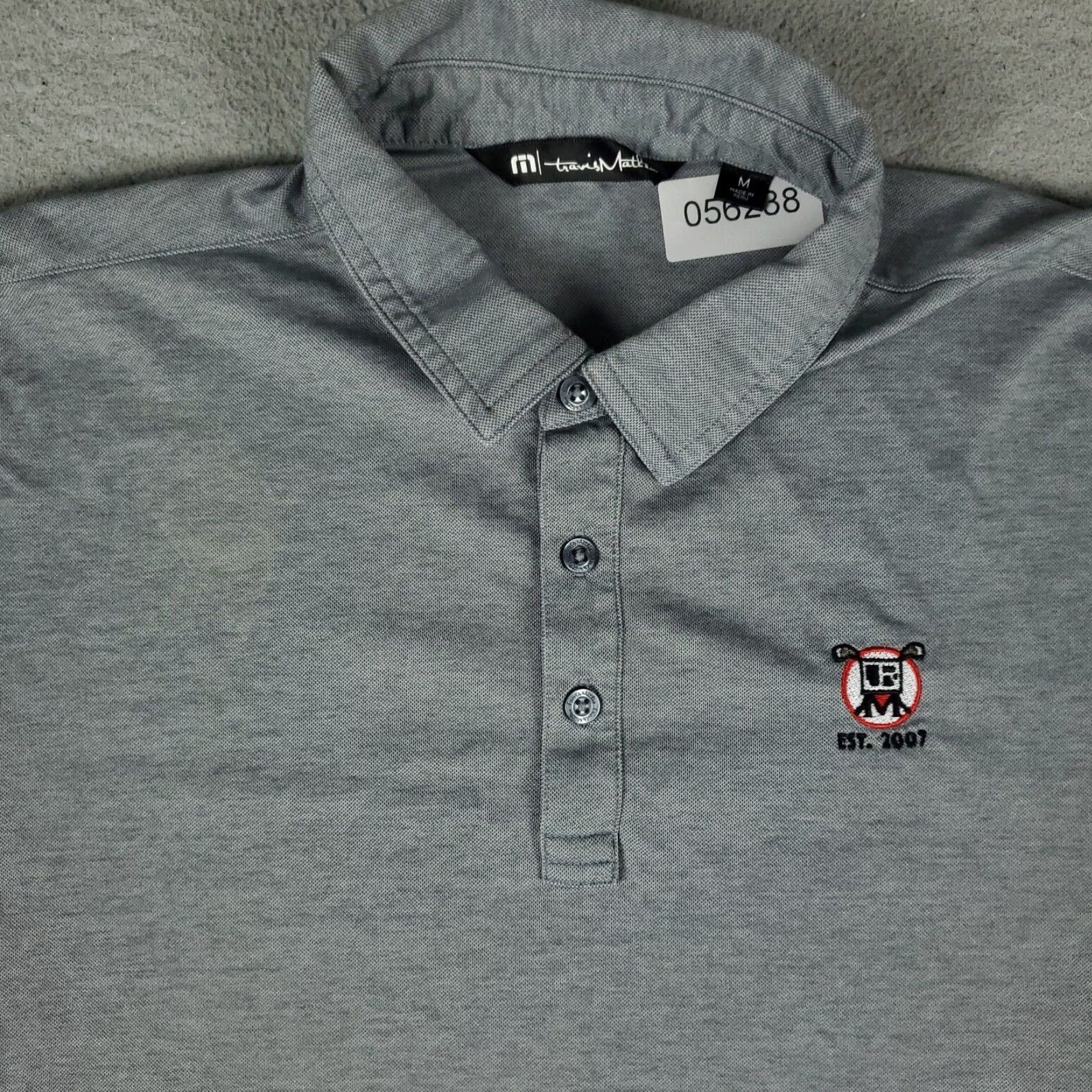 TravisMathew Travis Mathew Gray Polo Shirt Men's Medium Short Sleeve Golf Casual Size US M / EU 48-50 / 2 - 2 Thumbnail