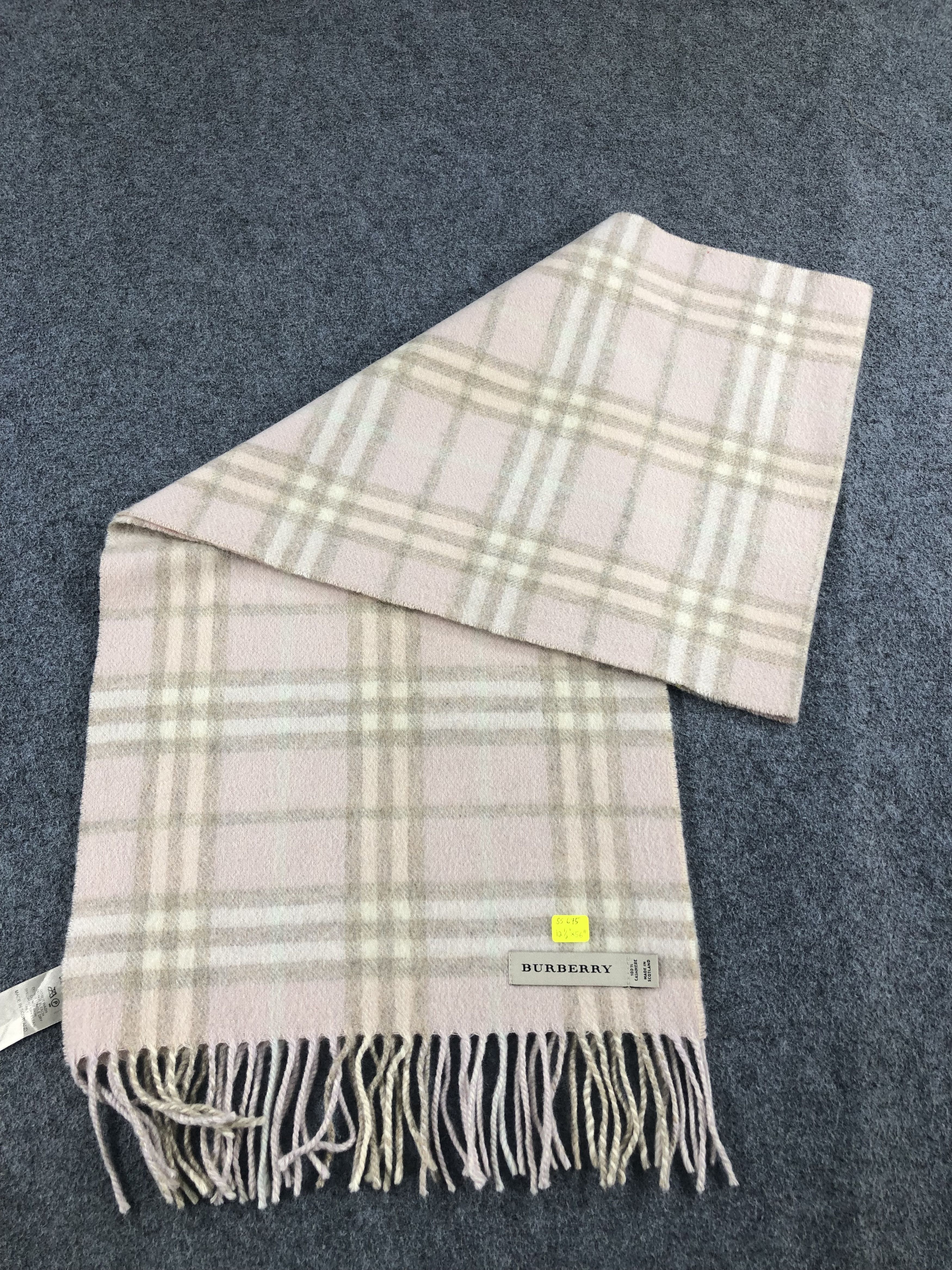 Burberry Burberry Cashmere Scarf / Muffler / Neckwear Size ONE SIZE - 6 Thumbnail