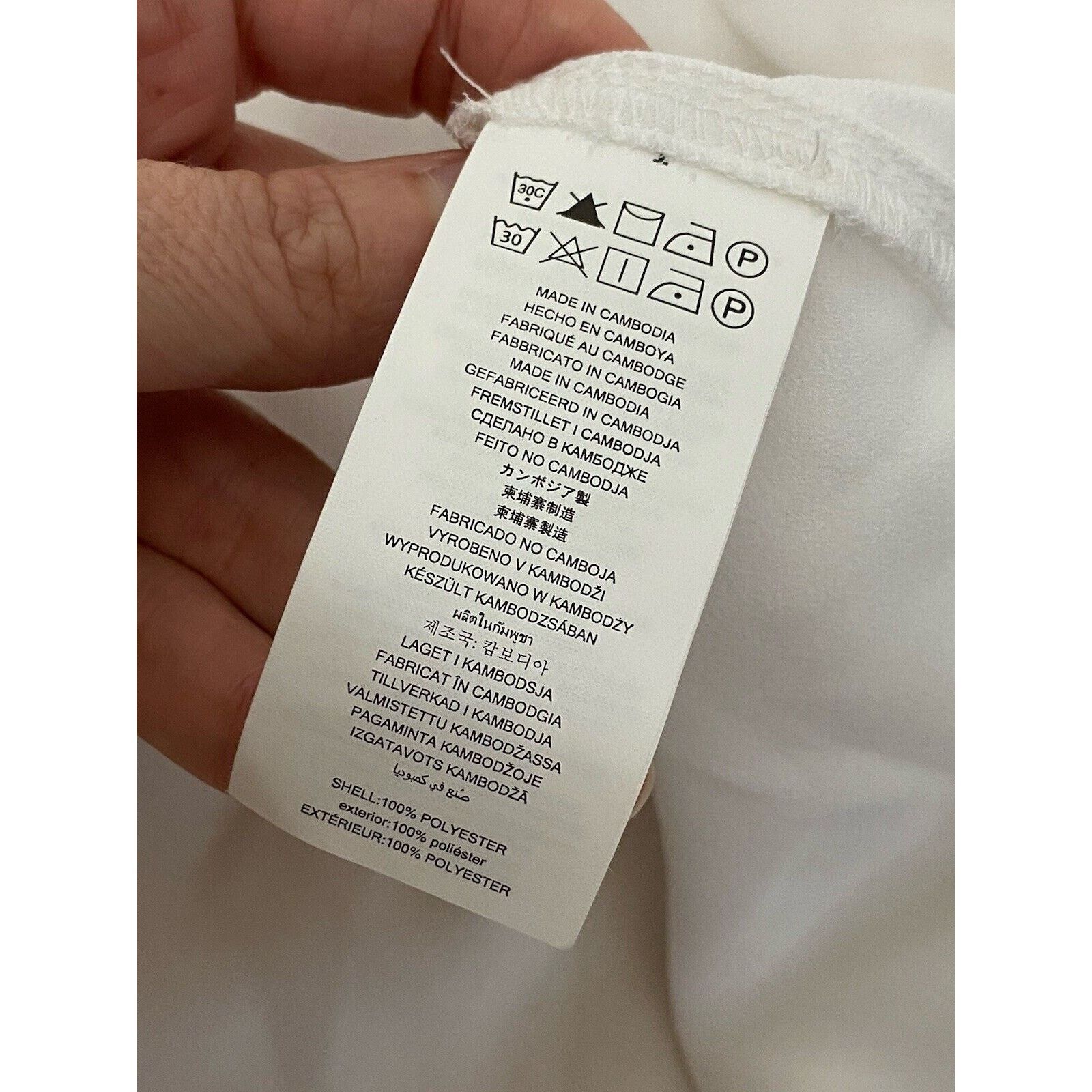 Michael Kors NWT Michael Kors Blouse 0X Ruffle Off Shoulder White Top Size ONE SIZE - 6 Thumbnail