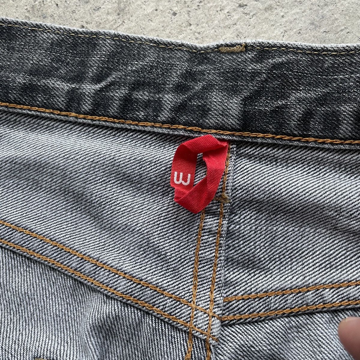 Japanese Brand W32x29.5💥 Vintage Japanese Black Faded Jeans Denim Pants Size US 32 / EU 48 - 7 Thumbnail