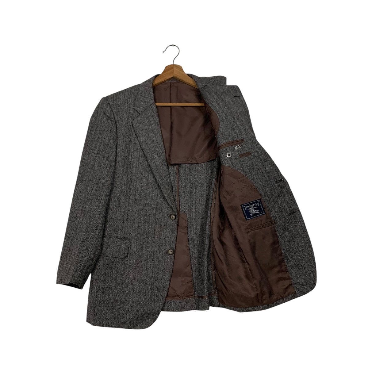 Burberry 90’s BURBERRYS Wool Suit Jacket Blazers #2315-C103 Size US M / EU 48-50 / 2 - 9 Thumbnail
