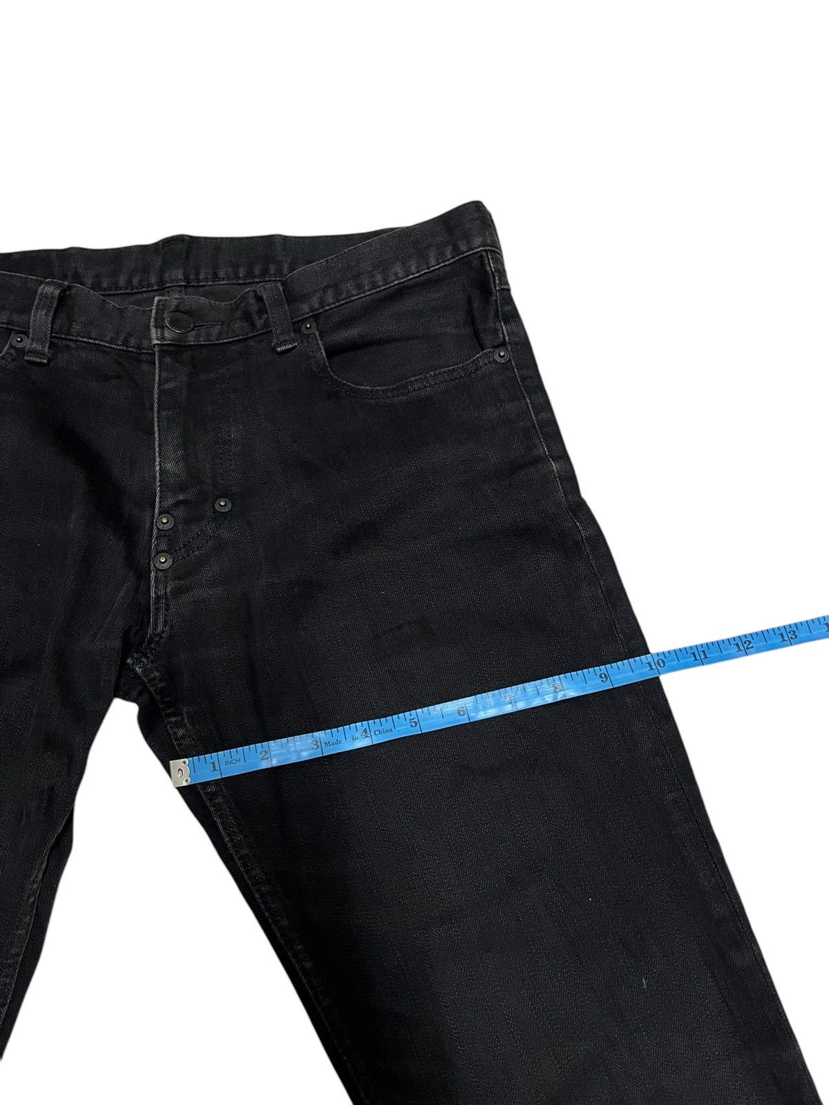 Number (N)ine Number (N)ine Pain Black Jeans Size US 32 / EU 48 - 15 Thumbnail