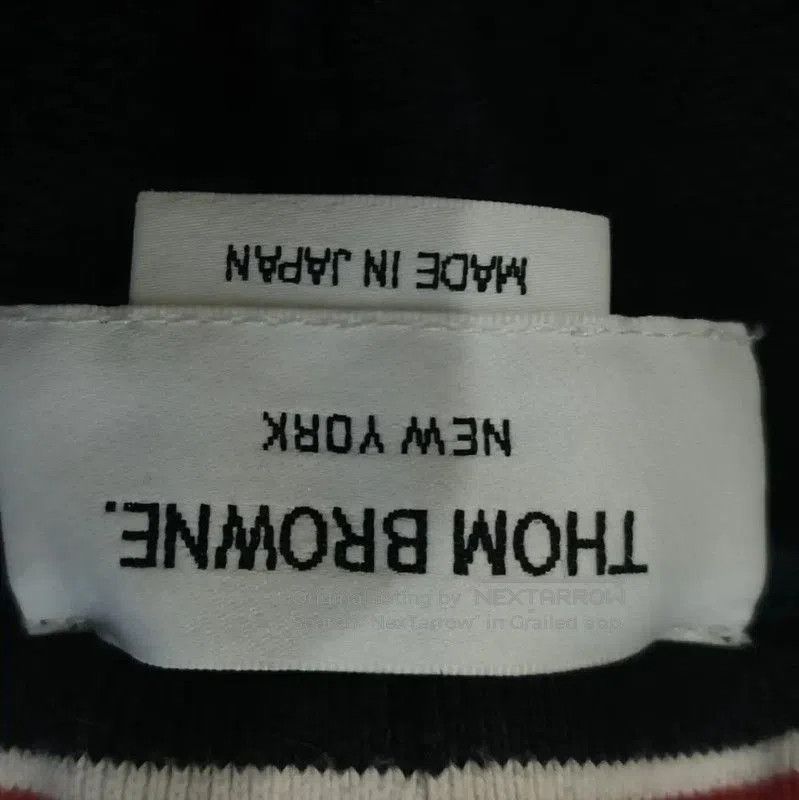 Thom Browne Thom Browne Navy Cotton Casual Pants . Size 30" / US 8 / IT 44 - 4 Thumbnail