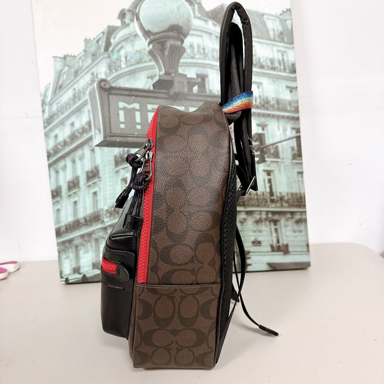 Coach Coach F78252 Medium Charlie Backpack in Signature Canvas Size ONE SIZE - 3 Thumbnail